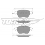 TOMEX Brakes Bremsbelagsatz, Scheibenbremse